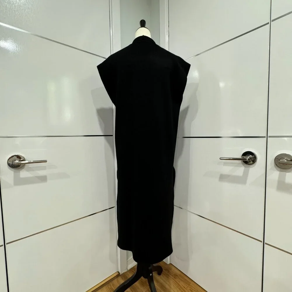 Joan Vass Long knit vest New, Size L - Picture 5 of 14